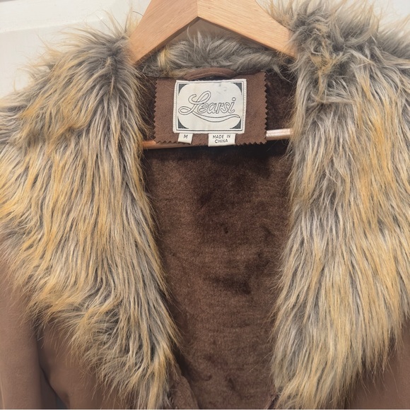 Vintage Brown Afghan Jacket - Picture 2 of 5